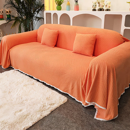 Multi Seat Full Cover L Shape Sofa Cover Hygroscopic Breathable Slip Cover Sofa