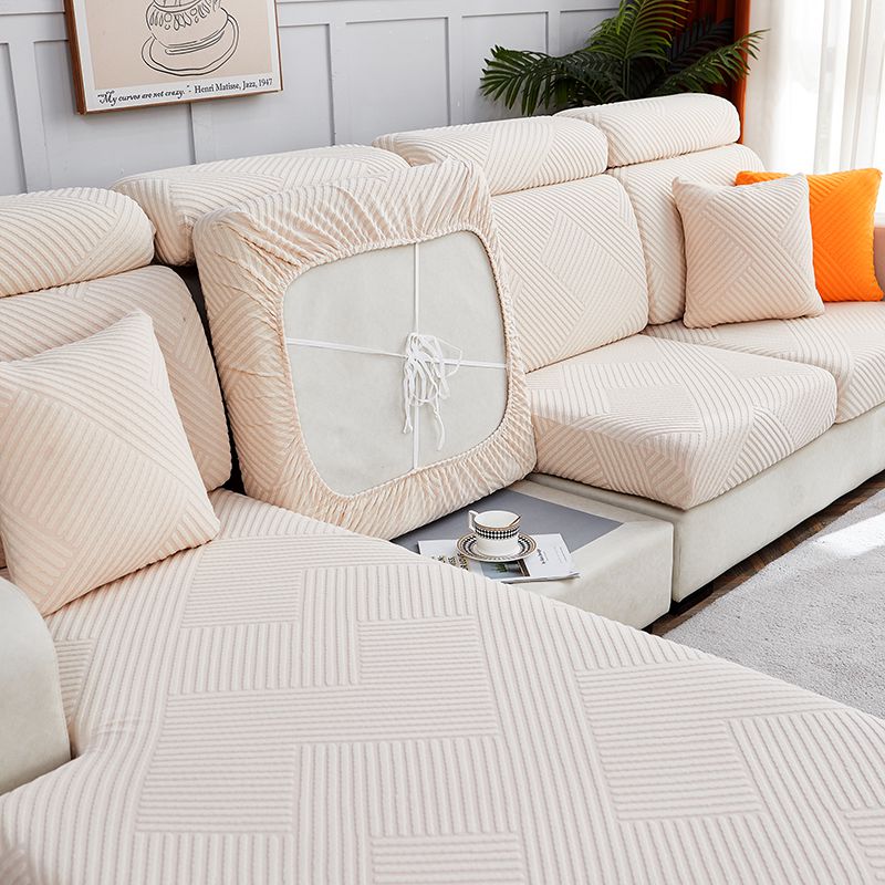 Sectional Jacquard Sofa Cover Magic Slipcover Elastic Sofa Protector