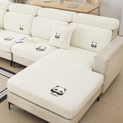 Panda Couch Cushion Covers Furniture Protector Grey Blue Pet Proof